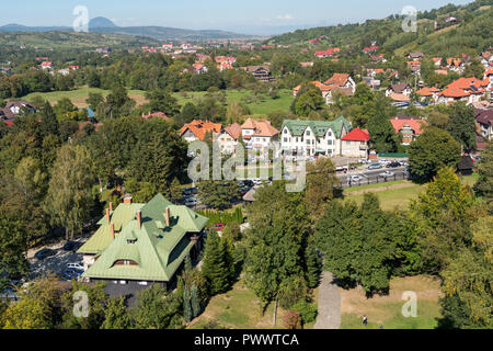 Crusca, Transilvania/ROMANIA - 20 settembre : Vista della Crusca dal Castello di Dracula in Transilvania di crusca di Romania il 20 settembre, 2018 Foto Stock