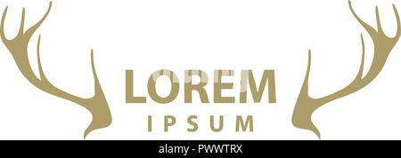 Oro palchi, modello di logo Illustrazione Vettoriale