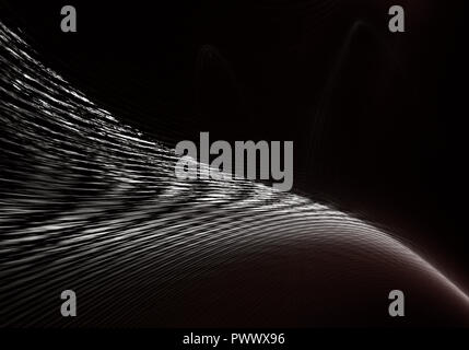 Abstract colore sfondo dinamico con effetto di illuminazione. Arte frattale Foto Stock