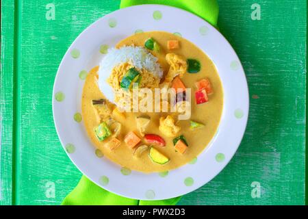 Curry di verdure Foto Stock