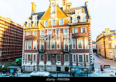 Il Grand Hotel York City UK, il Grand Hotel York, il Grand Hotel di New York City, Regno Unito, edificio esterno, segno, il Grand Hotel Palazzo York, Yorkshire Foto Stock