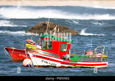 Barcos de pesca de cerco Foto Stock