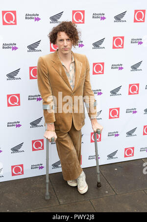 Londra, Regno Unito. 17 Ott 2018. The Round House Chalk Farm London UK 17 ottobre 2018 Blaine Harrison arriva al Q Awards 2018 in associazione con Absolute radio persone in Picture: Blaine Harrison Credit: Dean Fardell / Alamy Live News Foto Stock