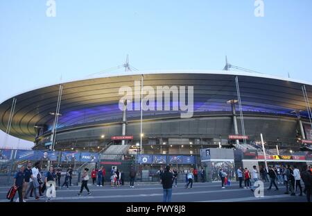 Parigi, Frankreich. Xvi oct, 2018. firo: 16.10.2018, Fuvuball, Francia: squadra nazionale, stagione 2018/2019, nazioni league Francia, Francia - Germania, Germania 2: 1 Auvuenansicht, stadio St Denis | Utilizzo di credito in tutto il mondo: dpa/Alamy Live News Foto Stock