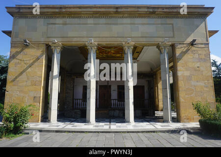 Gori Casa Natale di Stalin vista frontale in estate Foto Stock