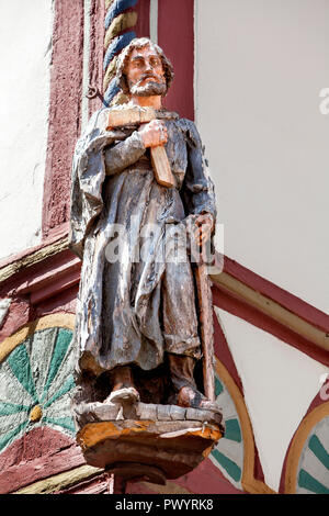 San Giuseppe; Giuseppe carpentiere, Duderstadt, Bassa Sassonia, Germania, Europa Foto Stock