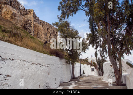 In Europa, in Grecia, Dodecaneso, Astipalea, hora, castello Foto Stock