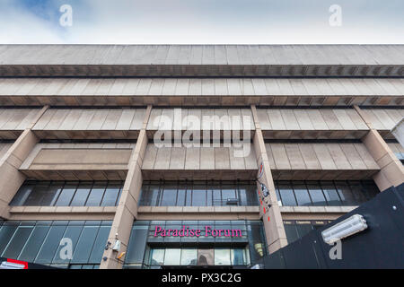 La vecchia Biblioteca centrale di Birmingham poco prima della demolizione in 2016, Birmingham, Inghilterra Foto Stock