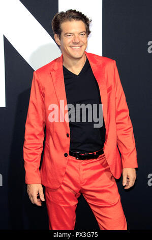 Los Angeles, Stati Uniti d'America. Xvii oct, 2018. Jason Blum presso la premiere del film "Halloween" presso la leva TCL Teatro Cinese. Los Angeles, 17.10.2018 | Utilizzo di credito in tutto il mondo: dpa/Alamy Live News Foto Stock