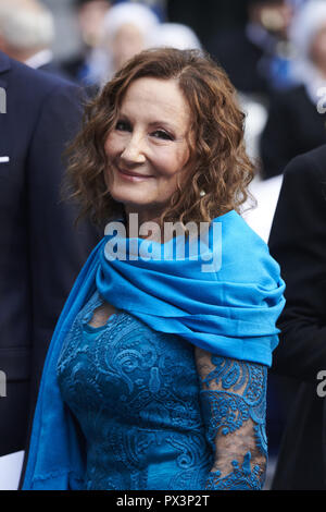 Oviedo, Asturias, Spagna. Xix oct, 2018. Paloma Rocasolano arrivati al Campoamor Theatre per la Princesa de Asturias Award 2018 cerimonia su ottobre 19, 2018 a Oviedo, Spagna Credit: Jack Abuin/ZUMA filo/Alamy Live News Foto Stock