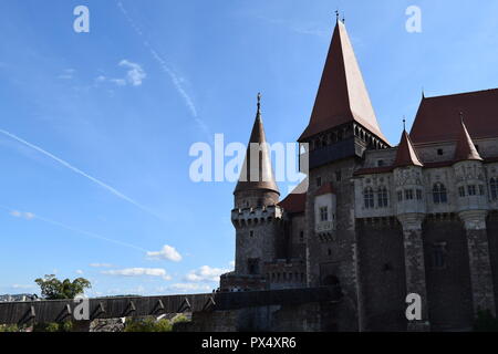 Alcune foto del mio viaggio a Corvin castello di Hunedoara, Romania. Foto Stock