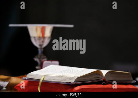 La Visitazione monastero. Catholic mass. Celebrazione eucaristica. Marclaz. La Francia. Foto Stock