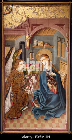 MusŽe des Beaux-Arts, Lione, Francia. Fine Art Museum, Lione, Francia. Reno. L'Annunciazione, c. 1460. Foto Stock