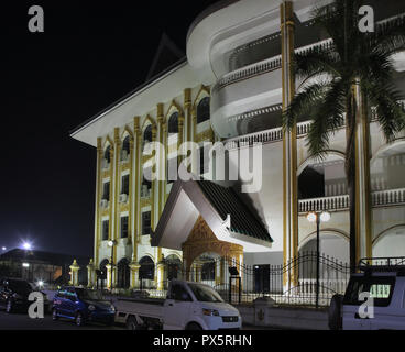 Lao culturale nazionale hall di Vientiane. Laos Foto Stock