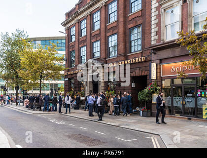 Una tipica vista in Londra Foto Stock