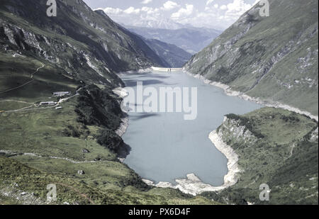 Lago di storage Kaprun-Tauern, Austria, Salisburgo, del Pinzgau, Kaprun Foto Stock