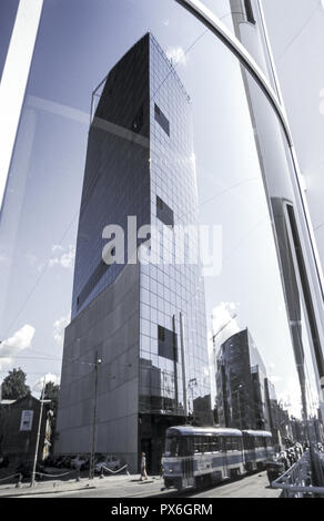Tallinn, moderno edificio della banca, Estonia Foto Stock