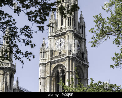 Vienna, City Hall, Austria, 1. distretto Foto Stock