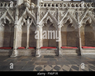 ELY, Regno Unito - circa ottobre 2018: Signora Cappella presso la Cattedrale di Ely Foto Stock