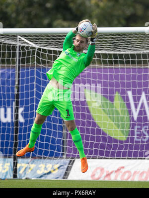 Il portiere Lee Burge di Coventry City durante la scommessa del Cielo lega 1 corrispondenza tra Oxford United e Coventry City al Kassam Stadium, Oxford, Inghilterra Foto Stock