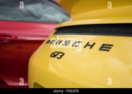 Le foto scattate durante la pre-grand evento di apertura della Porsche a nord di Toronto in Canada. (2018) Foto Stock