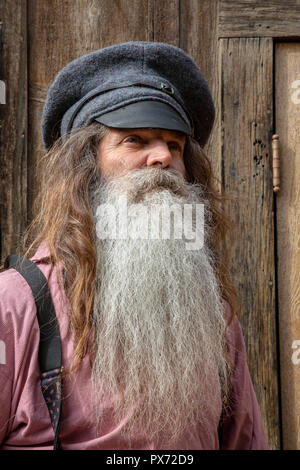 Ritratto di un prospettore in Abbigliamento tradizionale Foto Stock