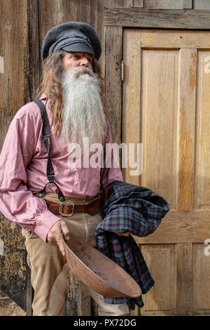 Ritratto di un prospettore in Abbigliamento tradizionale Foto Stock