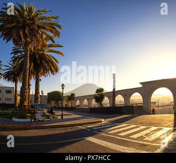 MIRADOR DE YANAHUARA - Arequipa - Perù Foto Stock