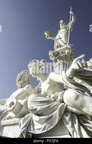 Vienna, il Parlamento, Austria, 1. distretto Foto Stock