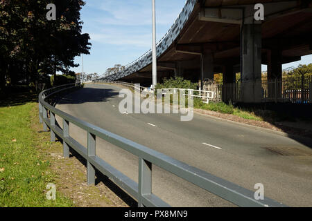 The Ringway Whitefriars sezione dell'anello stradale correndo il lato orientale di Coventry City Centre Regno Unito Foto Stock