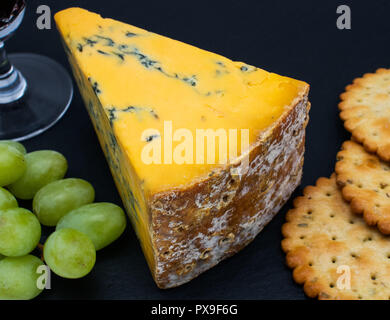 Shropshire Blue Cheese Foto Stock