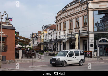 Nis, Serbia - 4 Maggio 2018: principale strada pedonale della città di Nis in downtown, Serbia Foto Stock