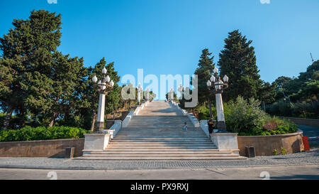 Azerbaigian, Baku, 15 maggio 2018. Il Parco di Montagna Foto Stock