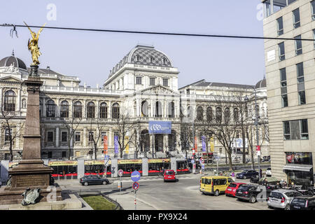 Vienna, Università, 650 anni, Austria Foto Stock