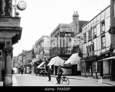 High Street, Hemel Hempstead all'inizio degli anni '1900 Foto Stock