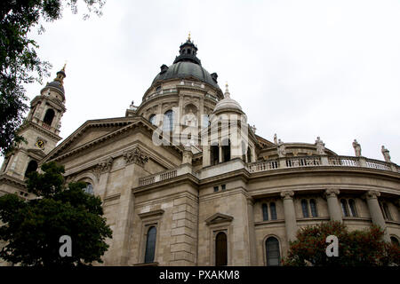 La Basilica di Santo Stefano, neo classico edificio, Budapest, Ungheria. È la terza chiesa più grande edificio in Ungheria. Foto Stock