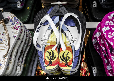 Havaianas sandali, souvenir, Rio de Janeiro, Brasile, Rio de Janeiro Foto Stock
