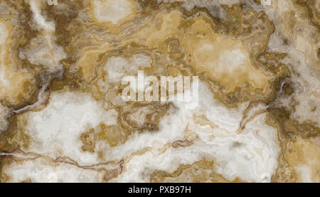 Marmo bianco pattern con parentesi grigio e oro vene. Abstract texture e background. 2D illustrazione Foto Stock