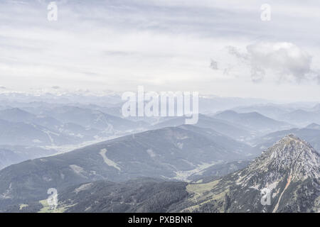 Dachstein, Stiria, Austria, Skywalk Foto Stock