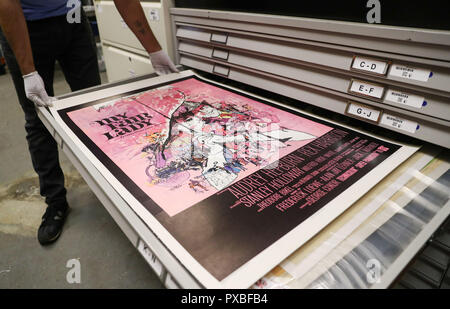 È sotto embargo per 0001 Lunedì 22 Ottobre un poster per il film 1964 My Fair Lady durante una anteprima della prossima poster cinema asta al Prop Store sede vicino a Rickmansworth. Foto Stock