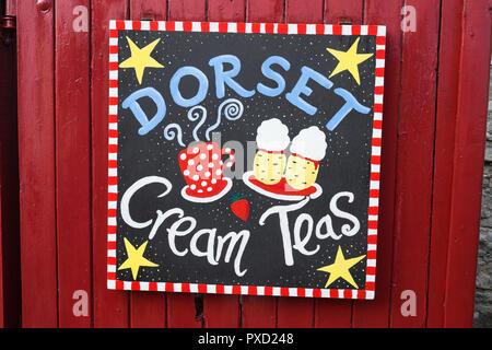 Crema di Dorset infusioni Foto Stock