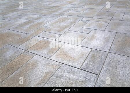 Pavimentazione di pietra Pattern Foto Stock