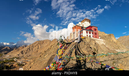 Namgyal Tsemo Gompa, Leh, Ladakh, India Foto Stock