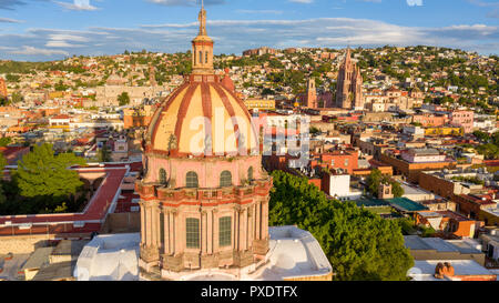 Chiesa dell'Immacolata Concezione o Templo de la Purísima Concepción, San Miguel De Allende, Messico Foto Stock