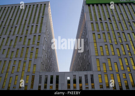 Katowice in Polonia: Slesia star office edifici Foto Stock