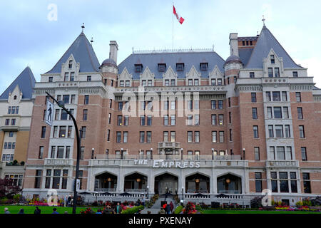 Empress Hotel in Victoria, British Columbia, Canada Foto Stock