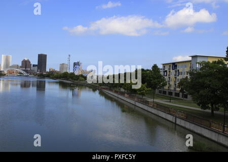 Rochester New York Skyline Foto Stock