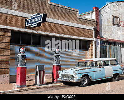 Lowell Arizona USA. Quartiere finanziario del centro cittadino Foto Stock