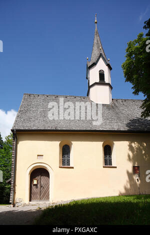 La cappella gotica di St. Georg am Weinberg, Schliersee, Alta Baviera, Baviera, Germania, Europa mi Gotische Kapelle St. Georg am Weinberg, Schliersee, Oberba Foto Stock