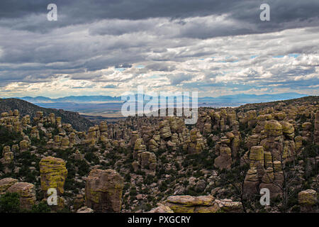 Chiricahua National Monument in Arizona, Stati Uniti d'America Foto Stock